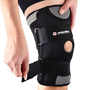 Hihey Kniebandage Rutschfester Knieschoner für Damen und Herren stabilisiert Meniskus Bänder und Patella beim Sport 